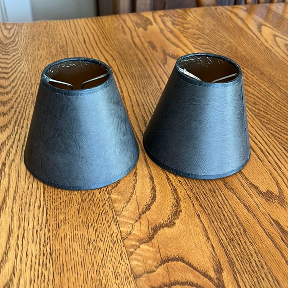 Dining Candelabra Light Shades Two Small Dark Brown Poshmark